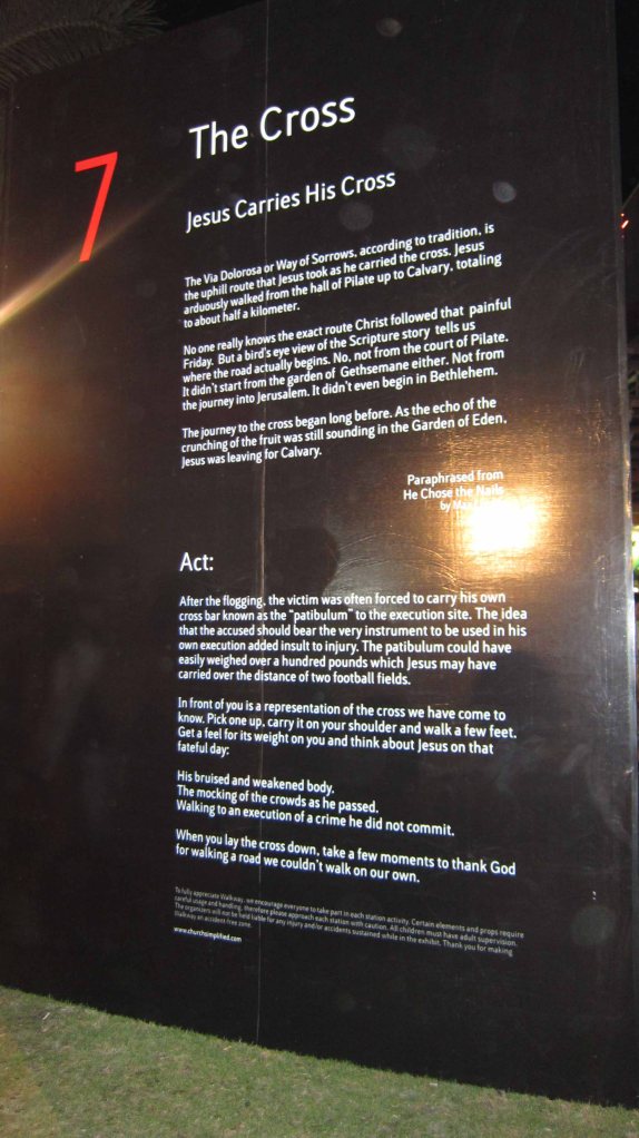 7. The Cross: Jesus Carries His Cross